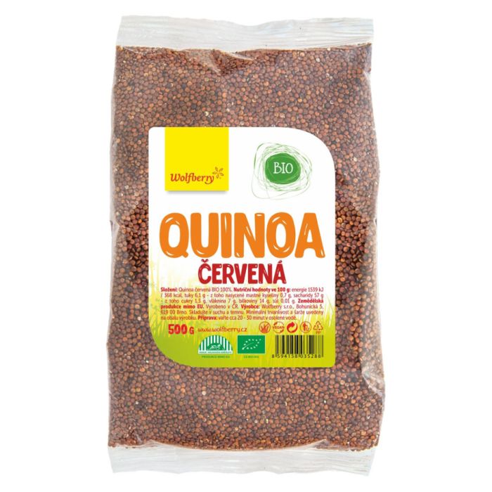 Levně BIO Quinoa červená 500 g - Wolfberry