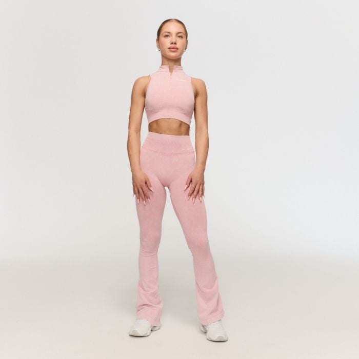 Dámské bezešvé legíny Fierce Baby Pink - GymBeam růžová S