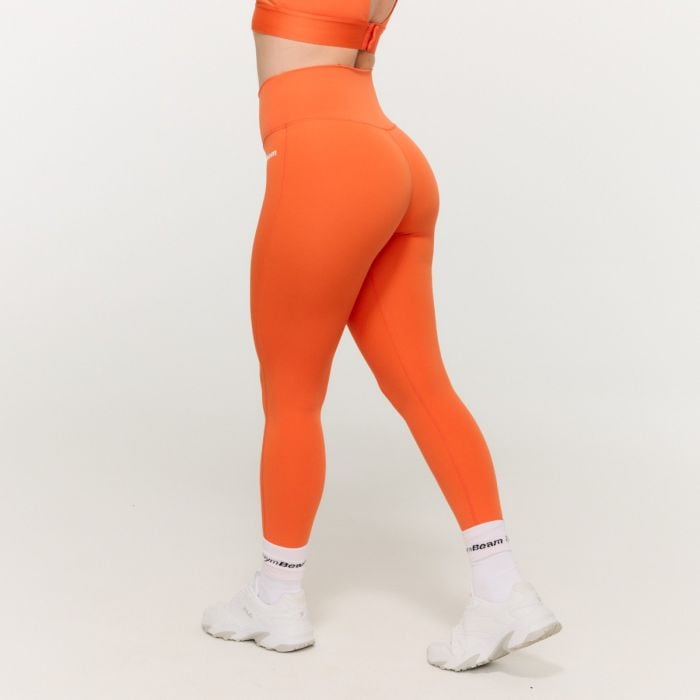 Dámské legíny Limitless s vysokým pasem Orange - GymBeam oranžová S