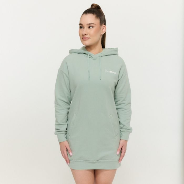 Dámská Longline mikina Limitless Eucalypt - GymBeam eucalypt M