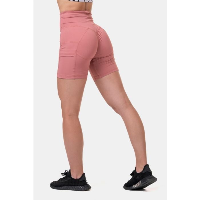 Dámské šortky Biker Fit & Smart Old Rose - NEBBIA XS