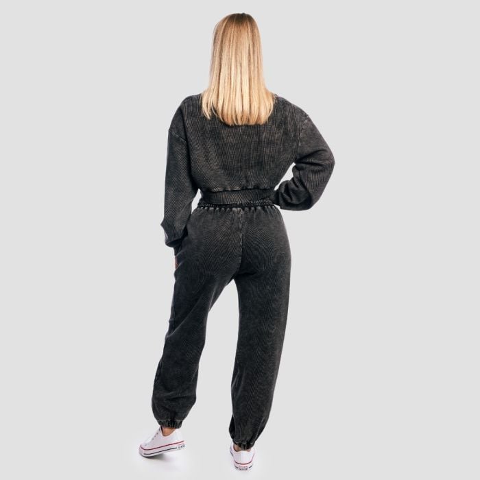 Dámské tepláky Aura Washed Black - GymBeam M