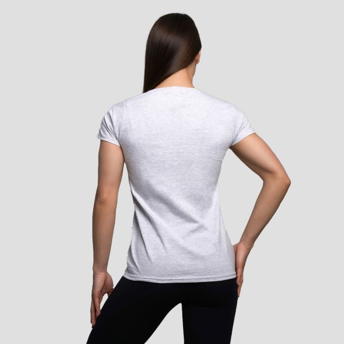Dámské triko Basic Heather Grey - GymBeam M