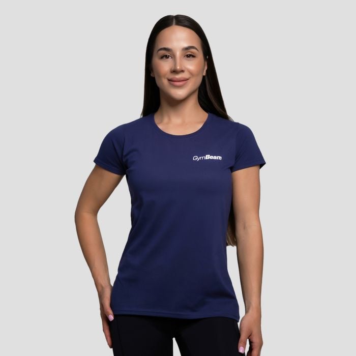 Dámské triko Basic Navy Blue - GymBeam M