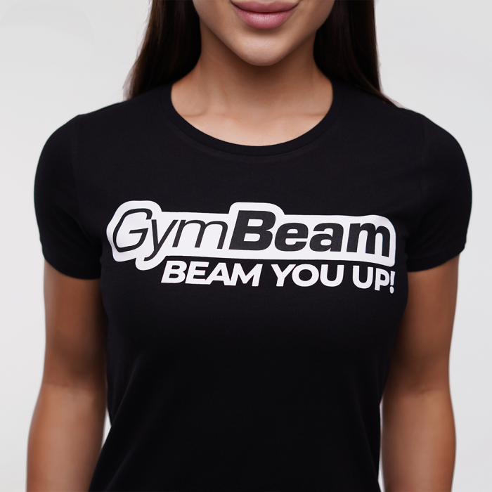 Dámské Tričko Beam Black - GymBeam M