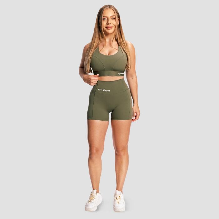 Dámské šortky Combat Olive Grey - GymBeam M