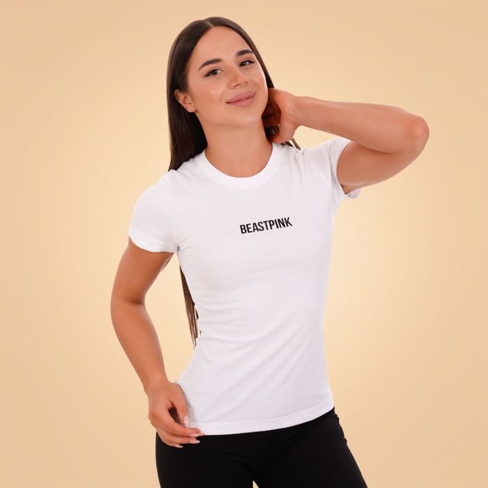 Levně Dámské tričko Daily White XL - BeastPink