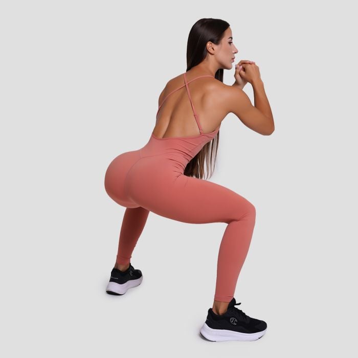 Dámský overal FIT Salmon - GymBeam S - salmon