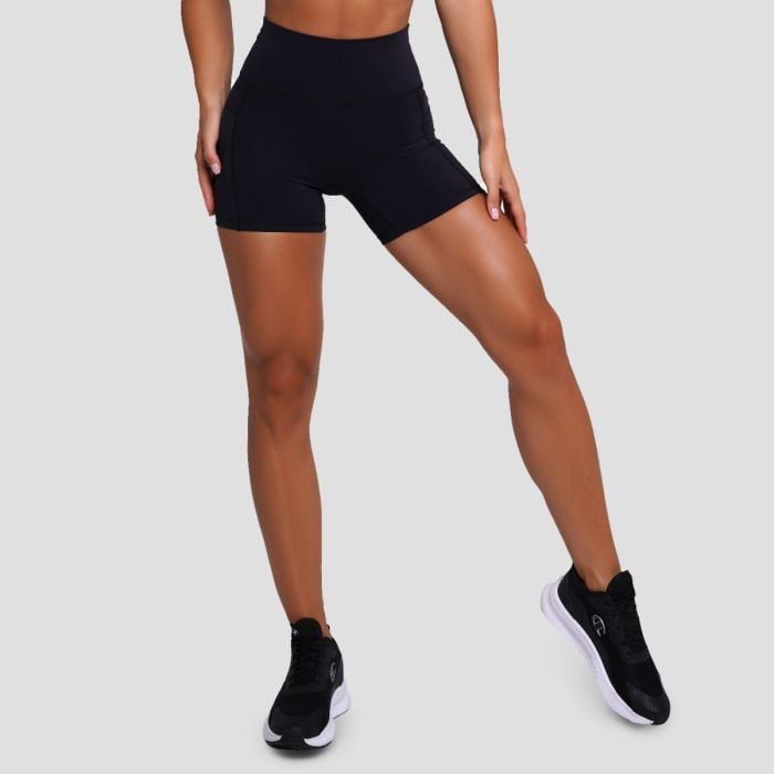 Women‘s FIT Shorts Black - GymBeam 