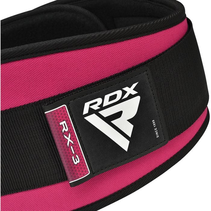 Dámský fitness opasek RX3 Pink - RDX Sports S