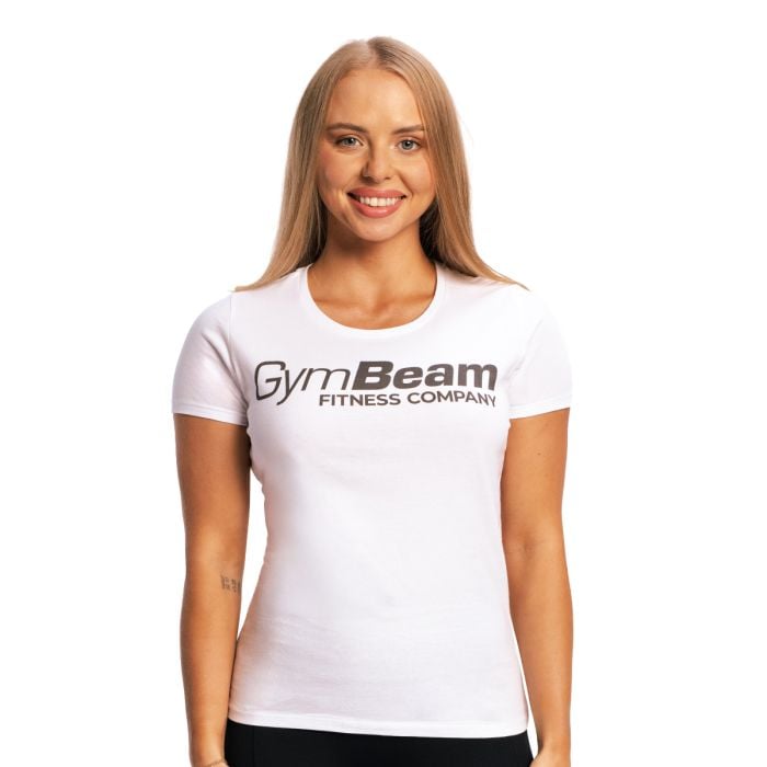Dámské tričko Fitness White - GymBeam M