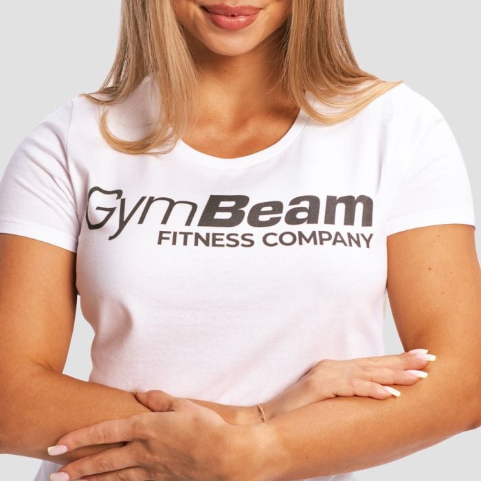 Dámské tričko Fitness White - GymBeam M