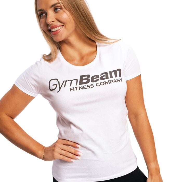 Dámské tričko Fitness White - GymBeam M