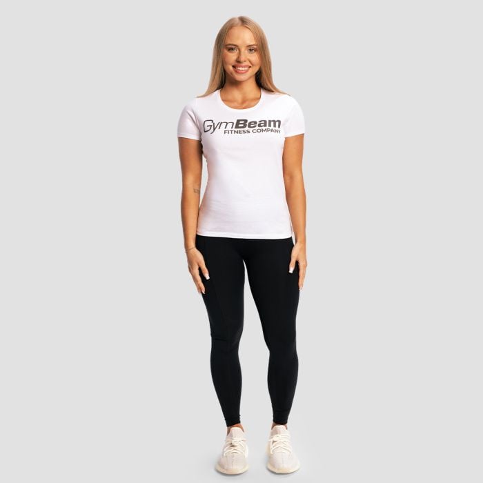 Dámské tričko Fitness White - GymBeam M