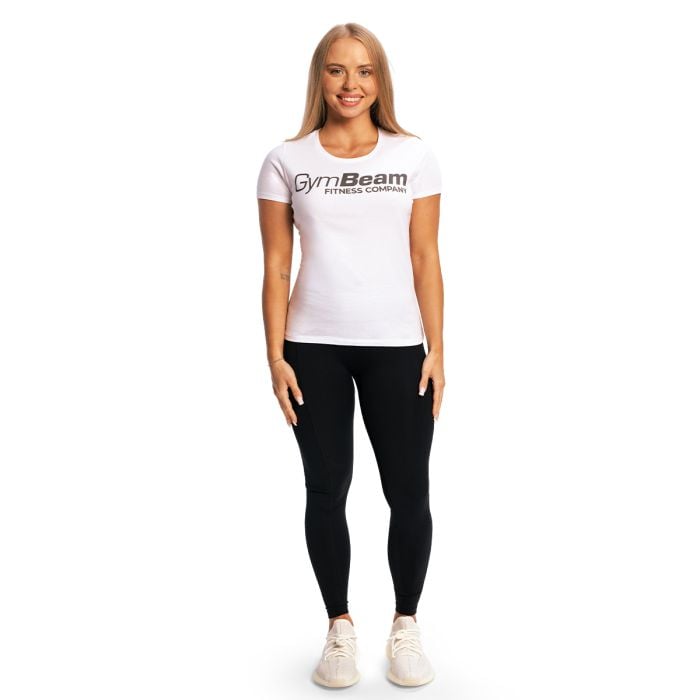 Dámské tričko Fitness White - GymBeam M