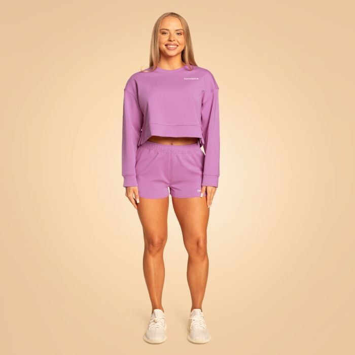 Dámské teplákové šortky Grace Purple - BeastPink M
