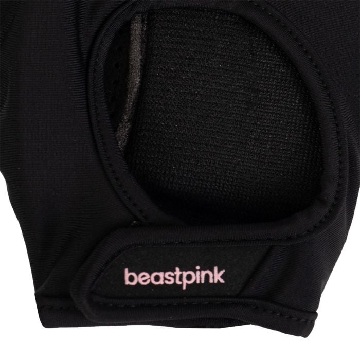 Dámské fitness rukavice Hyper Black - BeastPink S