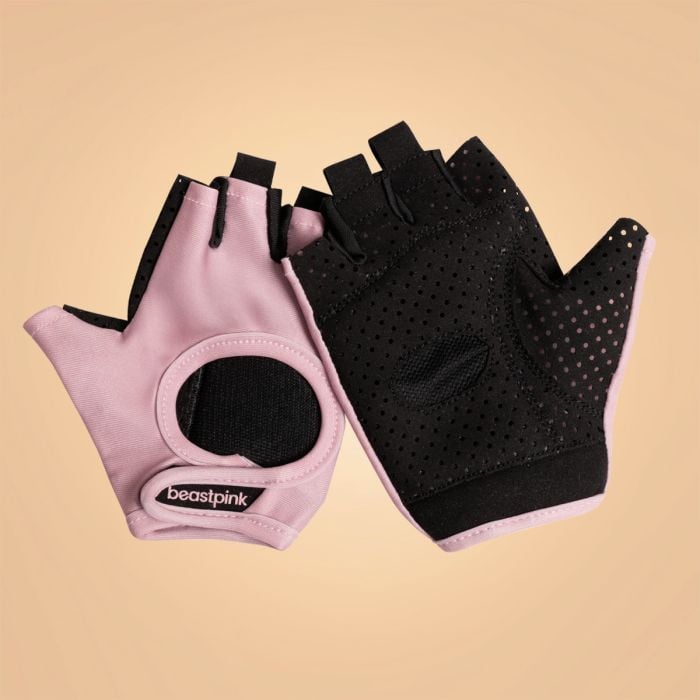 Levně Dámské fitness rukavice Hyper Pink M - BeastPink