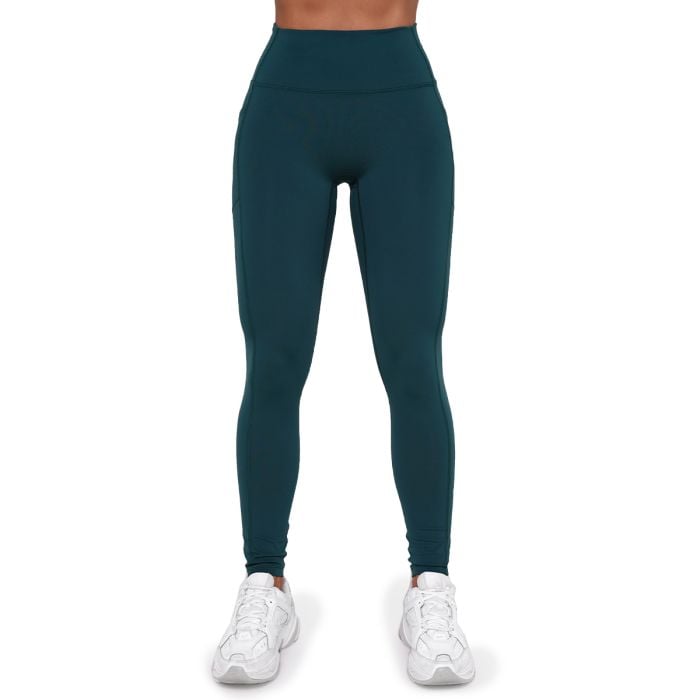 Dámské legíny Ignite Dark Green - GymBeam L