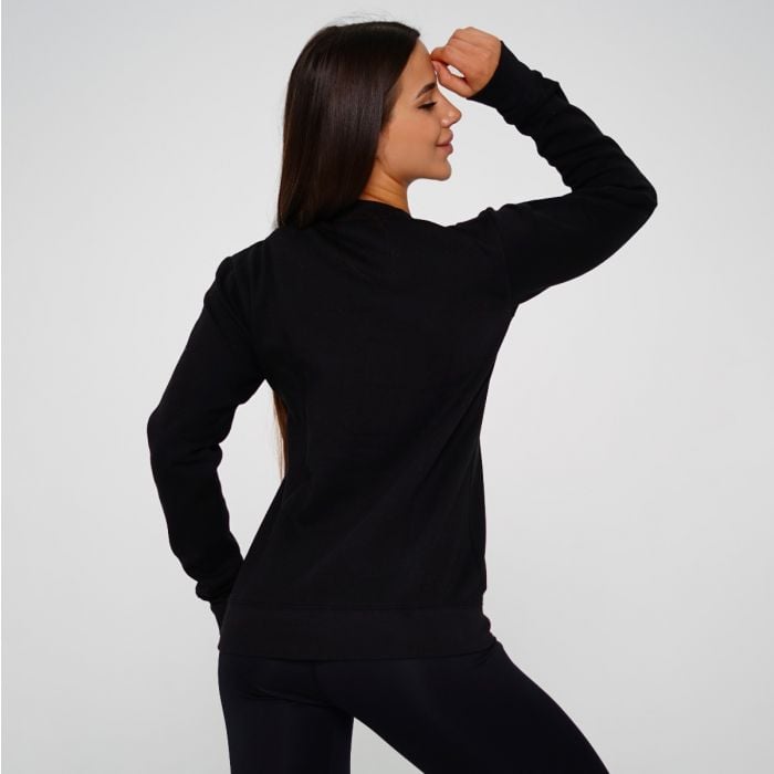 Dámská mikina Basic Jumper Black - GymBeam M