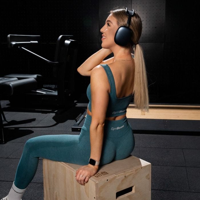 Dámské bezešvé legíny Lift Petrol  - GymBeam S