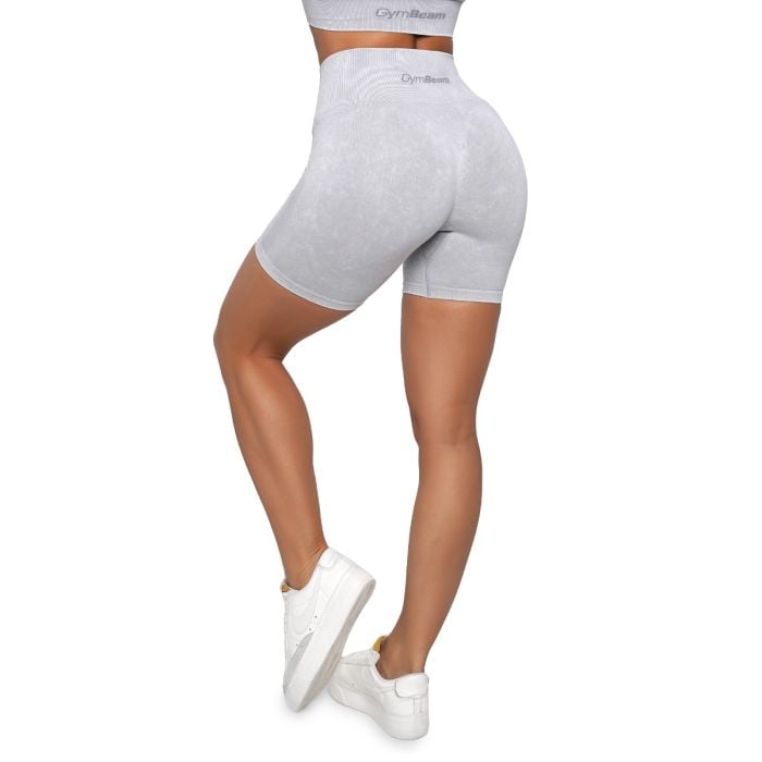 Dámské bezešvé šortky Lift Grey - GymBeam S