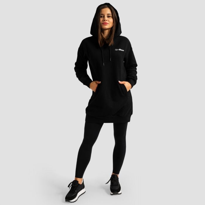 Dámská Longline mikina Limitless Black - GymBeam L