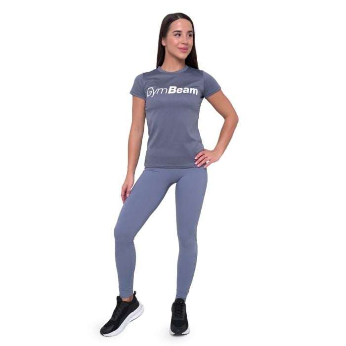 Dámské Tričko Mesh Essence Denim Blue - GymBeam S
