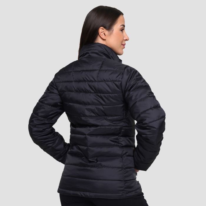 Dámská bunda Puffer Black/Orange - GymBeam XL