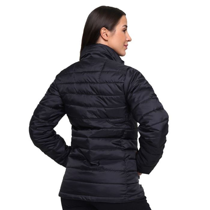 Dámská bunda Puffer Black/Orange - GymBeam XL