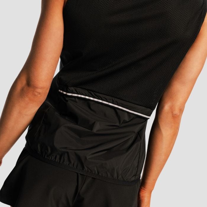 Dámská bežecká vesta Pulse X Black - GymBeam S