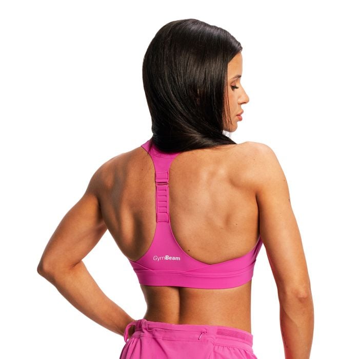 Dámská běžecká sportovní podprsenka Pulse X Purple - GymBeam L