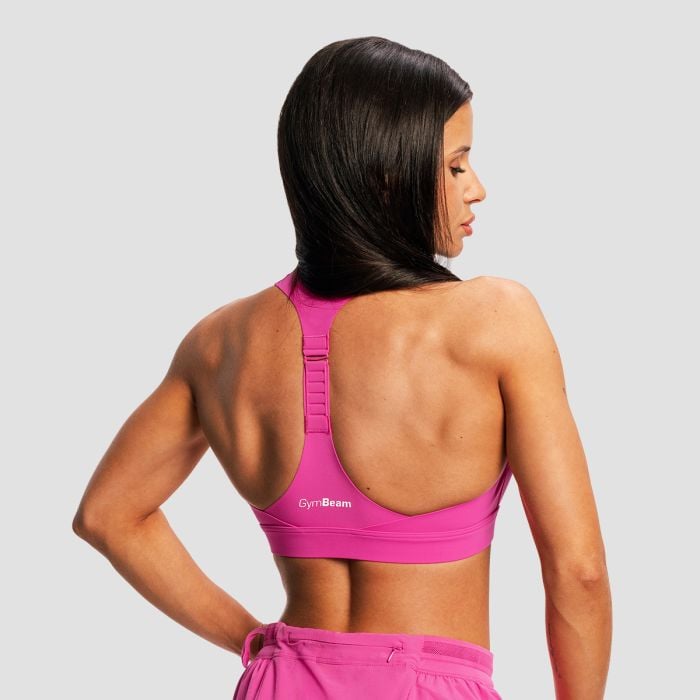 Dámská běžecká sportovní podprsenka Pulse X Purple - GymBeam L