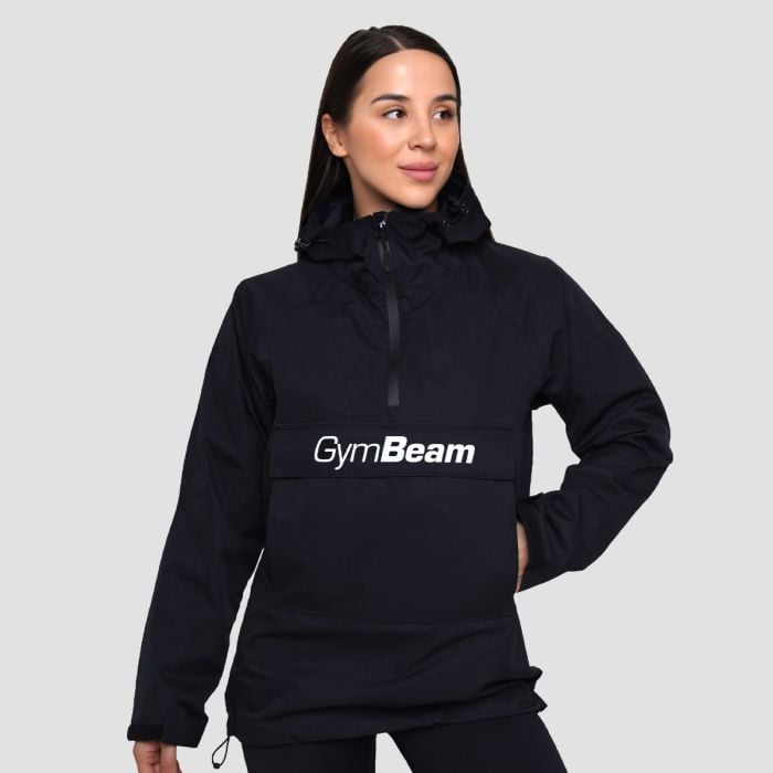 Dámská bunda Rain Smock Black - GymBeam S