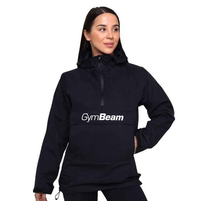 Dámská bunda Rain Smock Black - GymBeam S