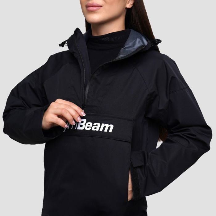 Dámská bunda Rain Smock Black - GymBeam S