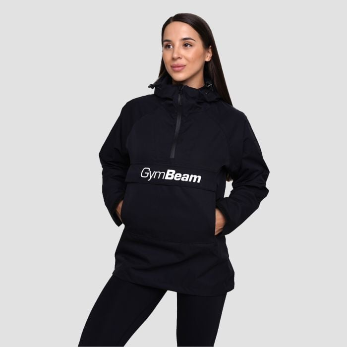 Dámská bunda Rain Smock Black - GymBeam S