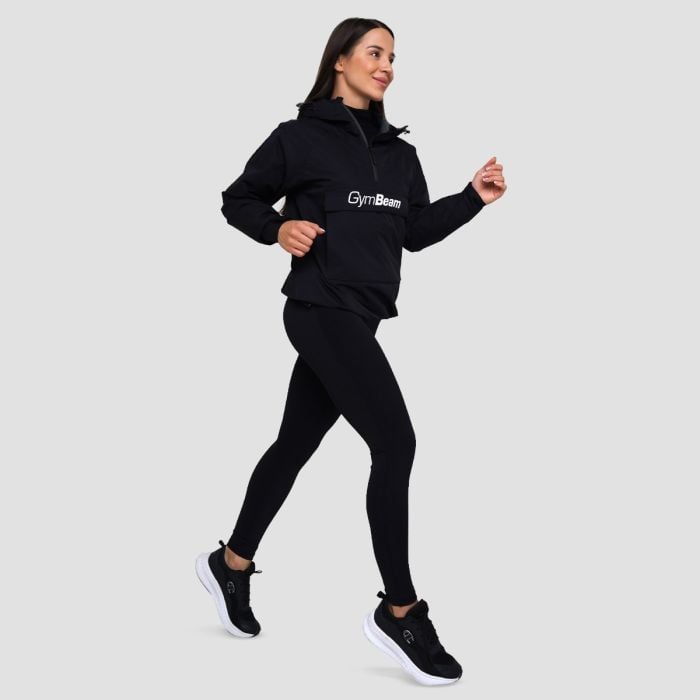 Dámská bunda Rain Smock Black - GymBeam S