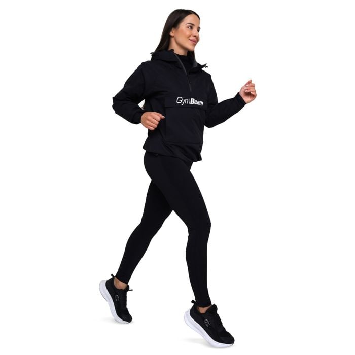 Dámská bunda Rain Smock Black - GymBeam S