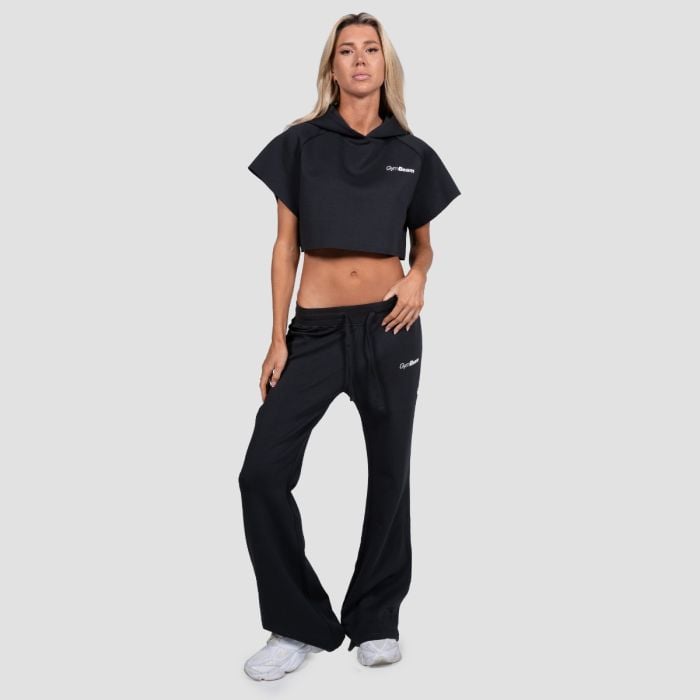 Dámská mikina Cropped Relay Black - GymBeam M