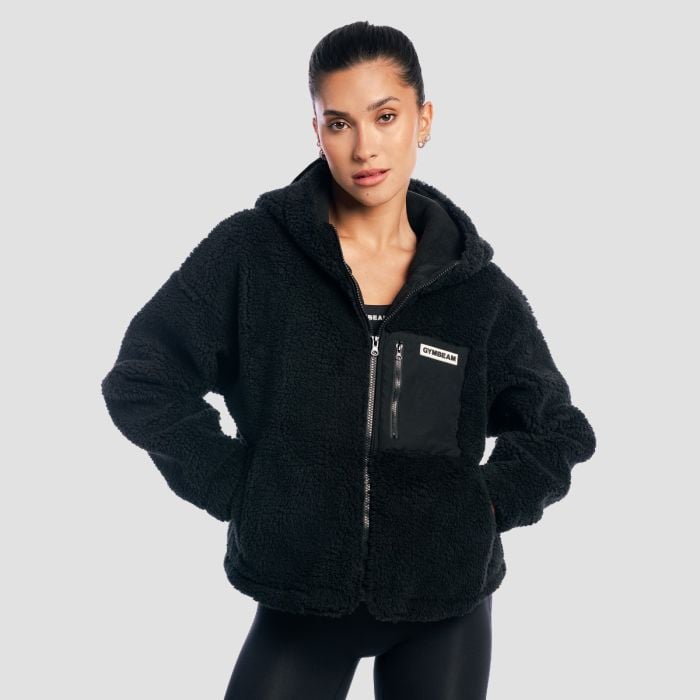 Dámská bunda Sherpa Black - GymBeam S