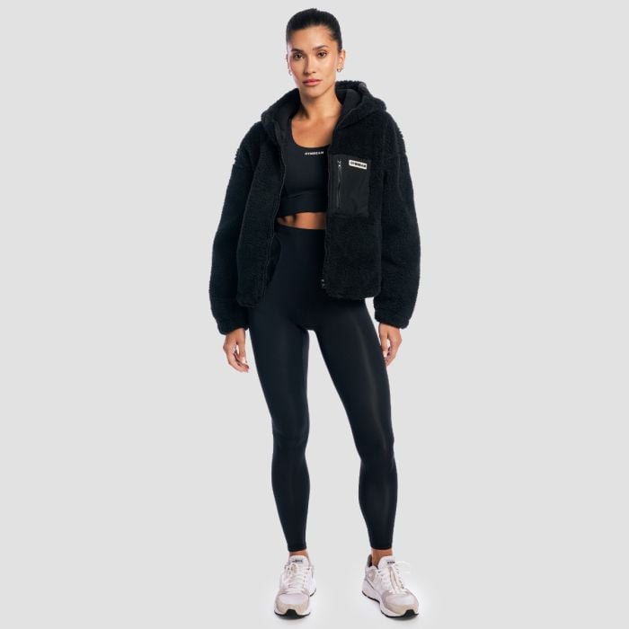 Dámská bunda Sherpa Black - GymBeam S