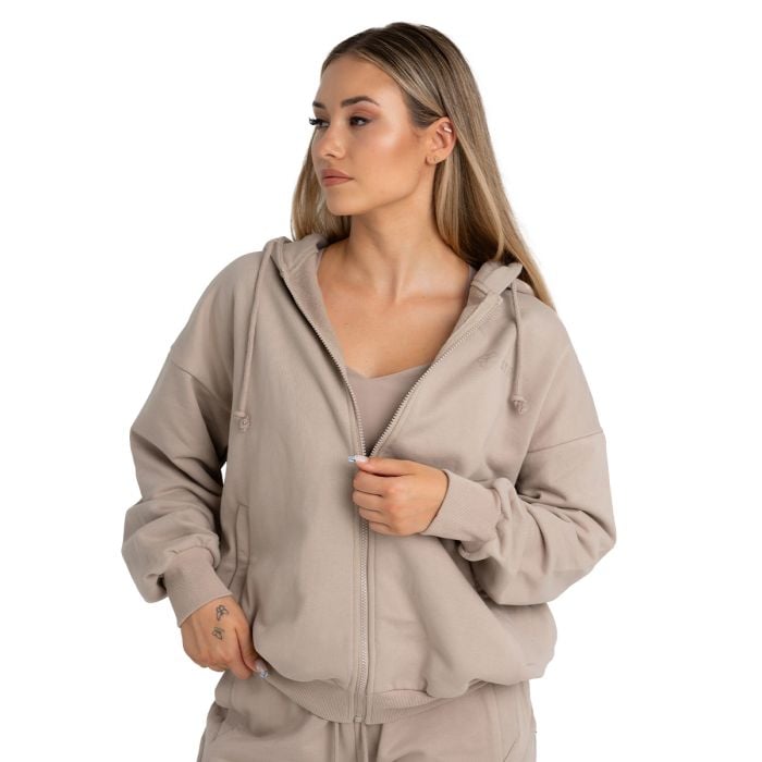 Dámská mikina Zip Taupe - STRIX M