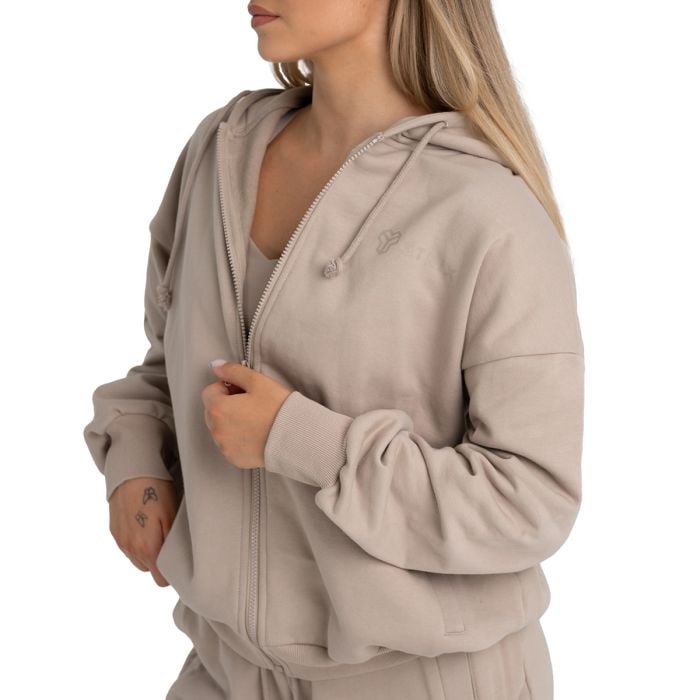 Dámská mikina Zip Taupe - STRIX M