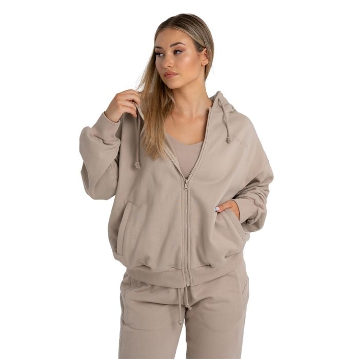Dámská mikina Zip Taupe - STRIX M