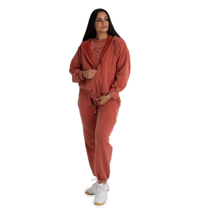 Dámska mikina Zip Washed Terra - STRIX L