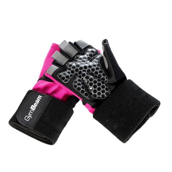 Dámské fitness rukavice Guard pink - GymBeam 