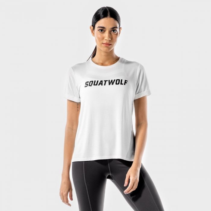 Dámské tričko Iconic White - SQUATWOLF bílá S