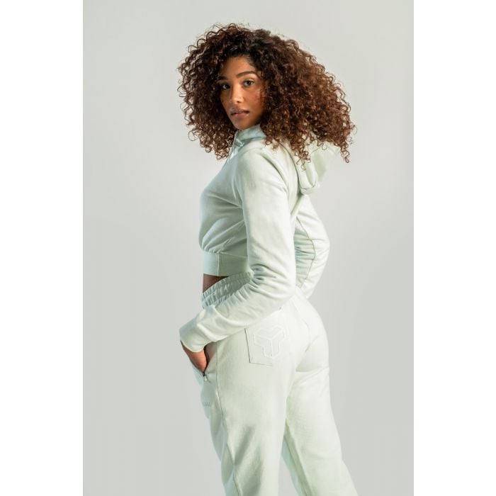 Dámská mikina Essential Cropped Hoodie Moon Grey - STRIX S