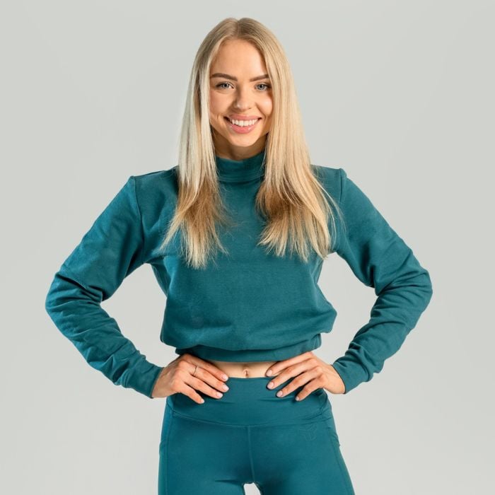 Dámská mikina Essential High-Neck Deep Teal - STRIX deep teal XL